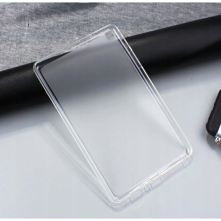 Husa tableta, Silicon, Compatibil cu Samsung Galaxy Tab A, Transparent