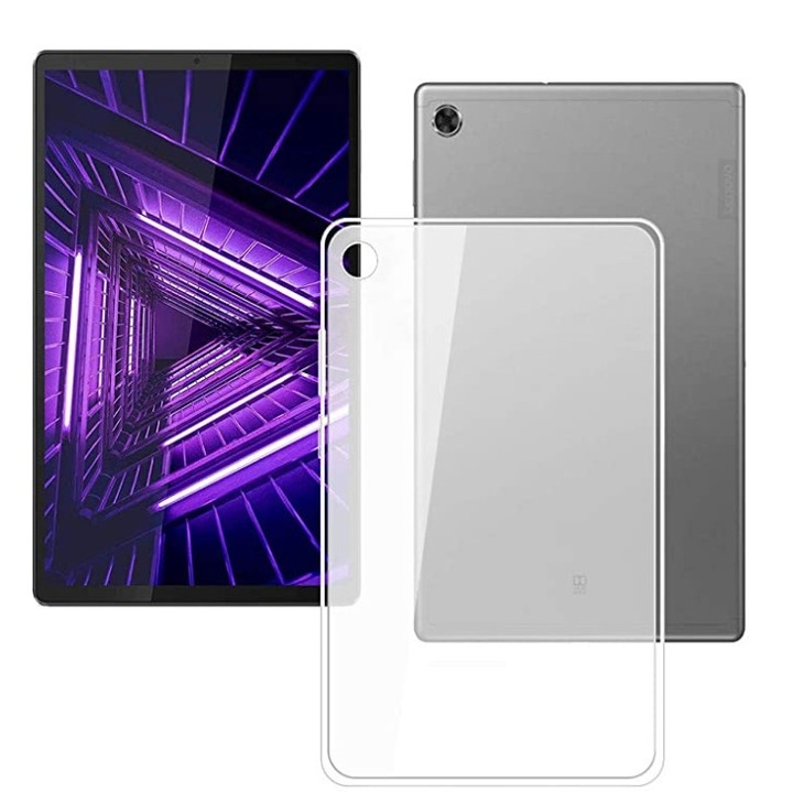 Lenovo Tab M10 tok, szilikon, átlátszó