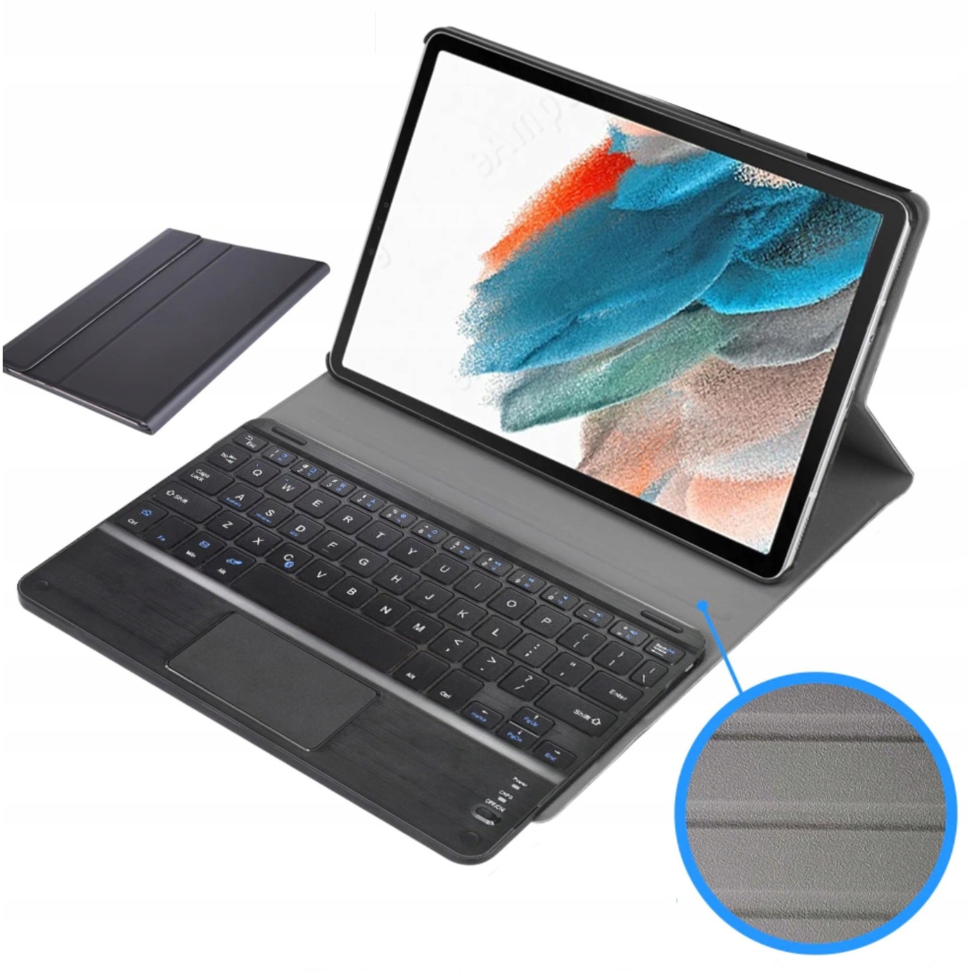 HUSA-TASTATURA 3 in 1 PENTRU SAMSUNG GALAXY TAB A8 10.5 X200