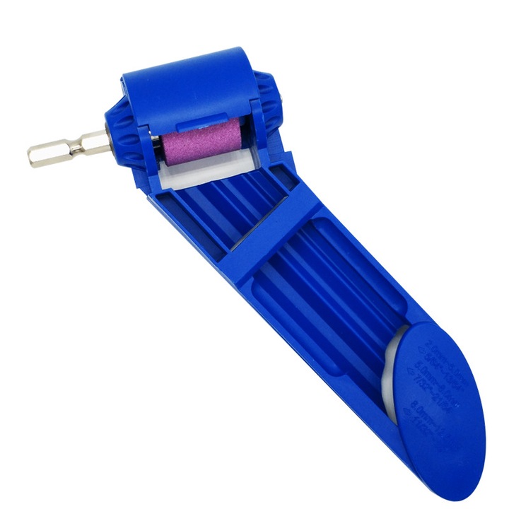 Adaptor pentru burghie, Compatibil cu polizor, Albastru