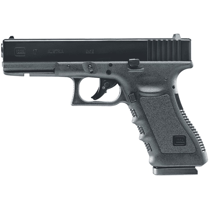 Еърсофт пистолет Glock 17 2.6428 Umarex CO2 с откат, 2 J, Метален плъзгач