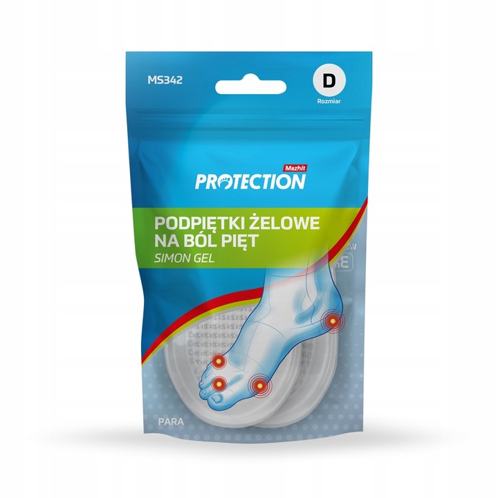 Branturi pentru calcai, Mazbit, Gel, 2 bucati