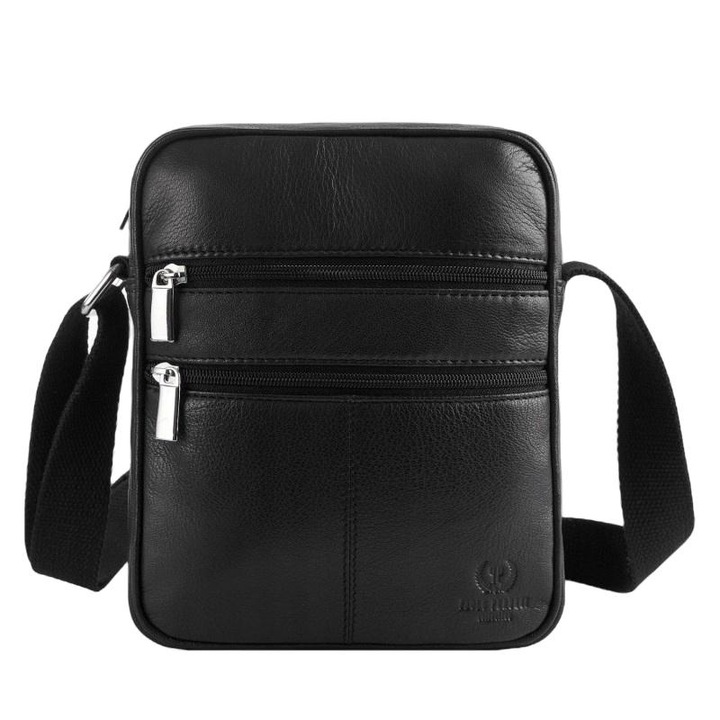 Kis táska, Paolo Peruzzi, Természetes bőr, Fekete