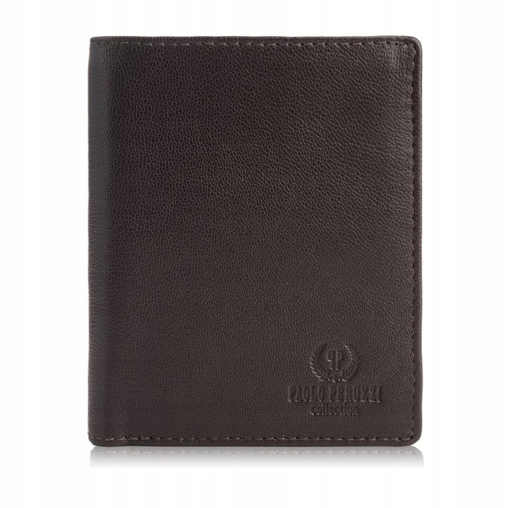 Férfi pénztárca, Paolo Peruzzi, Természetes bőr, Barna