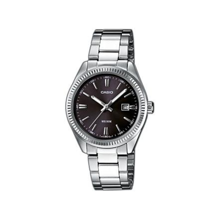 Női karóra, Casio, Rozsdamentes acél, Ezüst