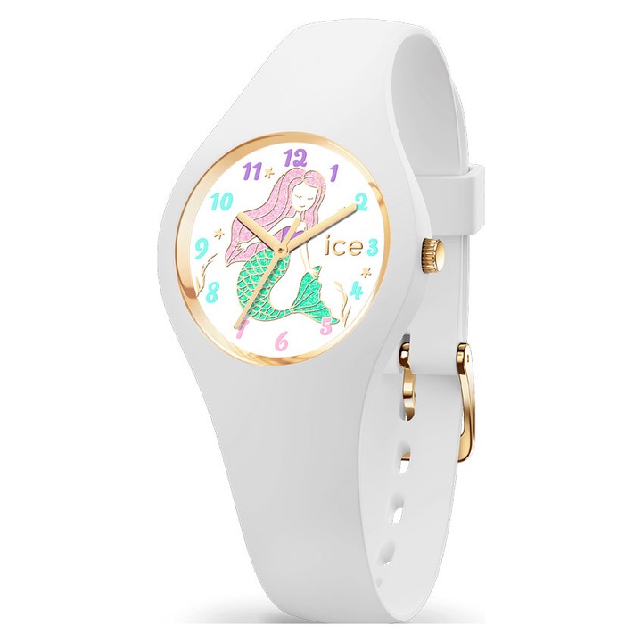 Детски часовник, Ice Watch, Силикон, Бял