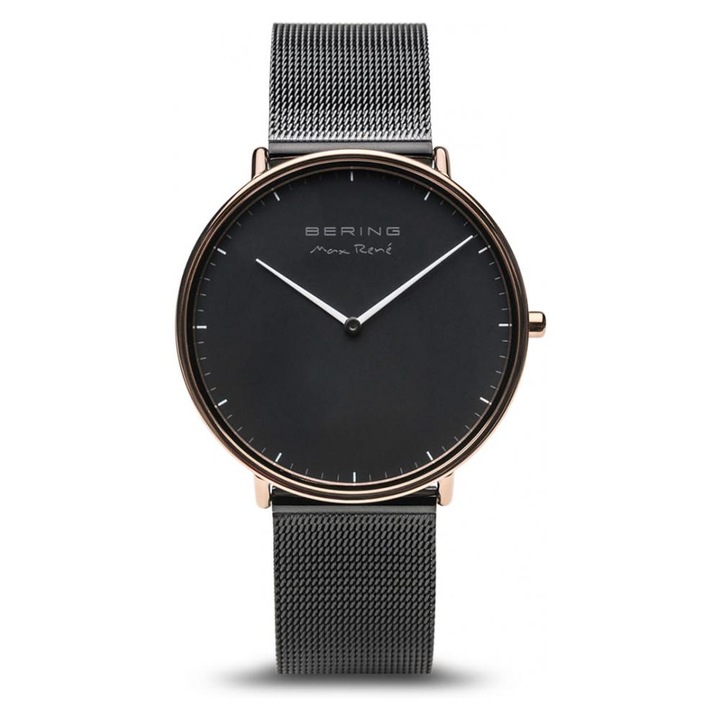 Ceas dama, Bering, Inox, Negru