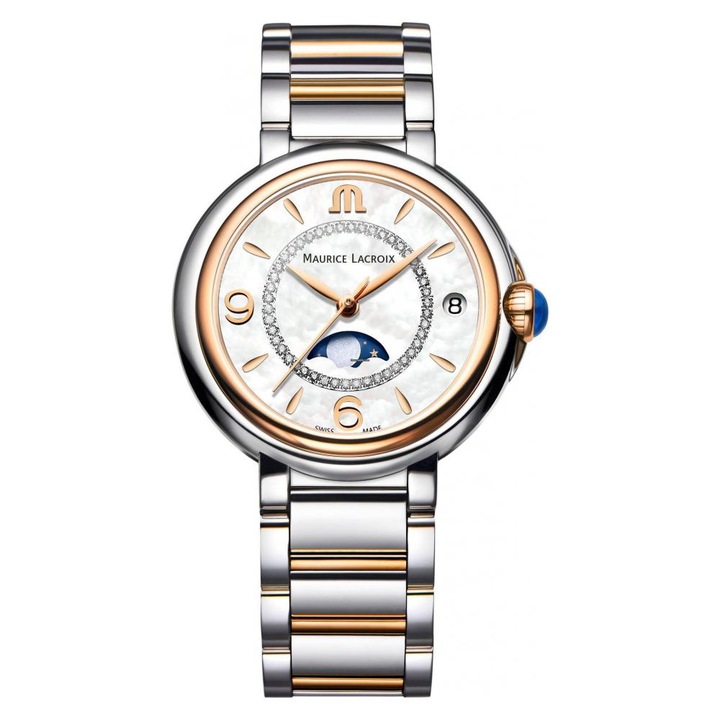 Дамски часовник Maurice Lacroix, Инокс, Златист/Сребрист