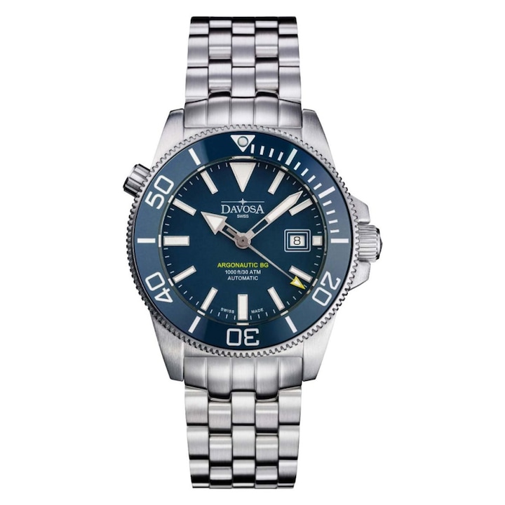 Мъжки часовник Davosa, Неръждаема стомана, Сребрист