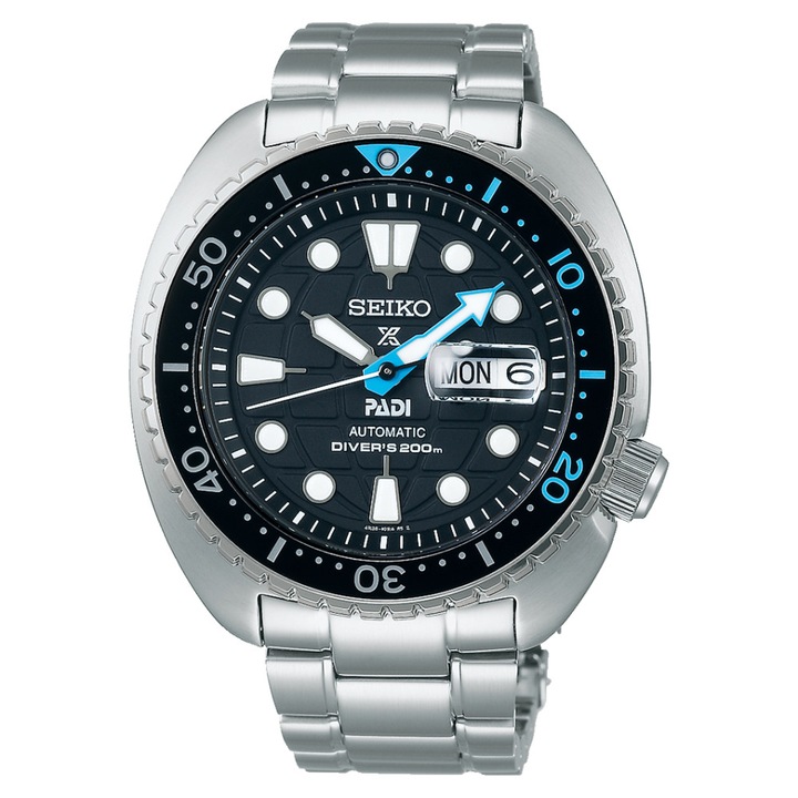 Férfi karóra, Seiko, rozsdamentes acél, ezüst