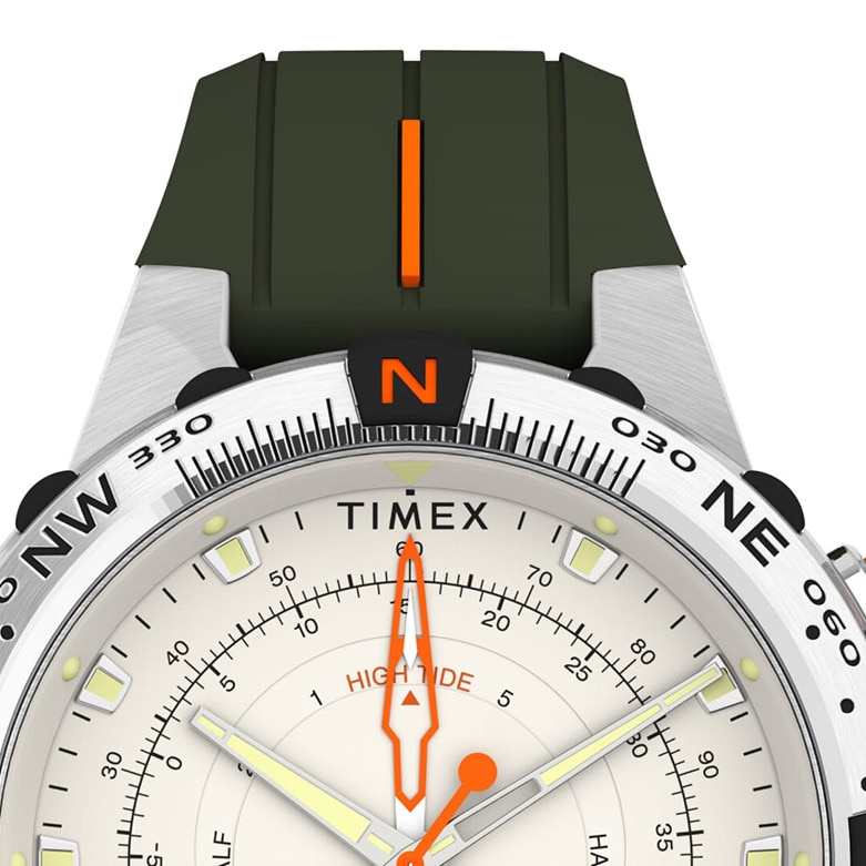 Мъжки часовник, Timex, Неръждаема стомана/Каучук, Черен/Сребрист - eMAG.bg