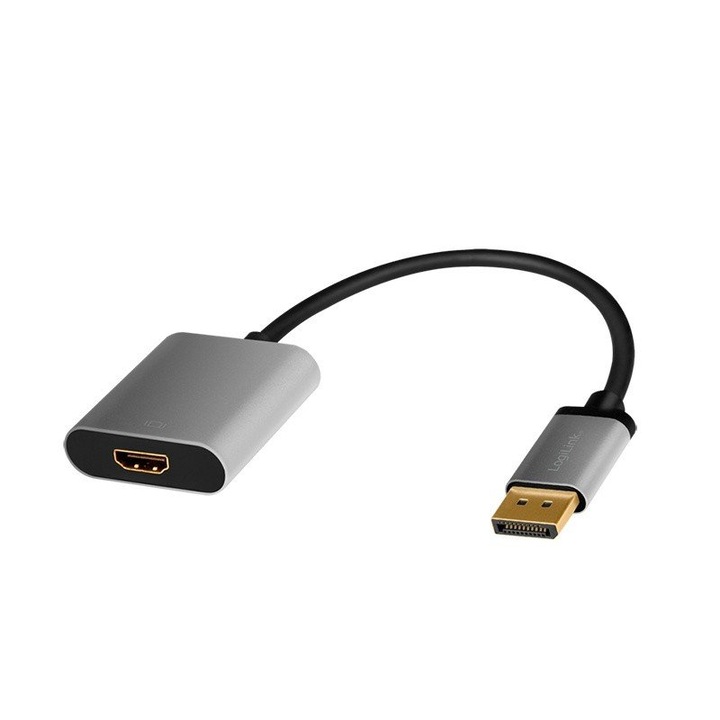 DP adapter HDMI-hez 4K 60Hz alumínium 0,15m