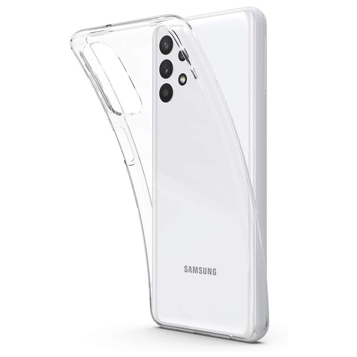 Samsung Galaxy A32 5G Ultra Clear 0,5mm szilikon tok, Átlátszó