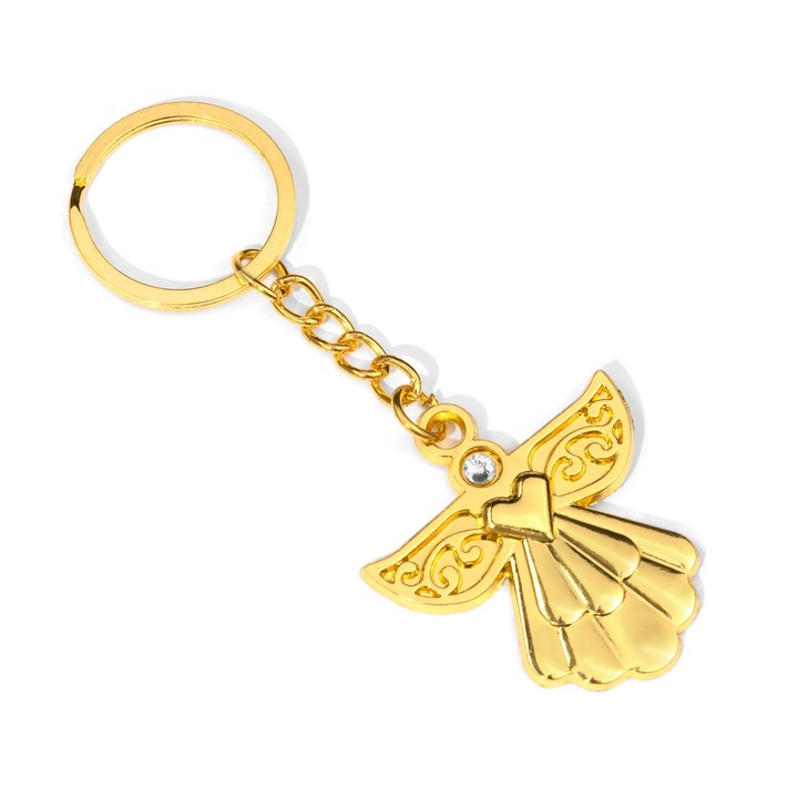 Ключодържател, Метал, Модел Ангел, Златист