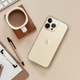 Калъф за iPhone 16 Pro, Дебел, Защита на камерата, Силикон, 2 мм, Прозрачен