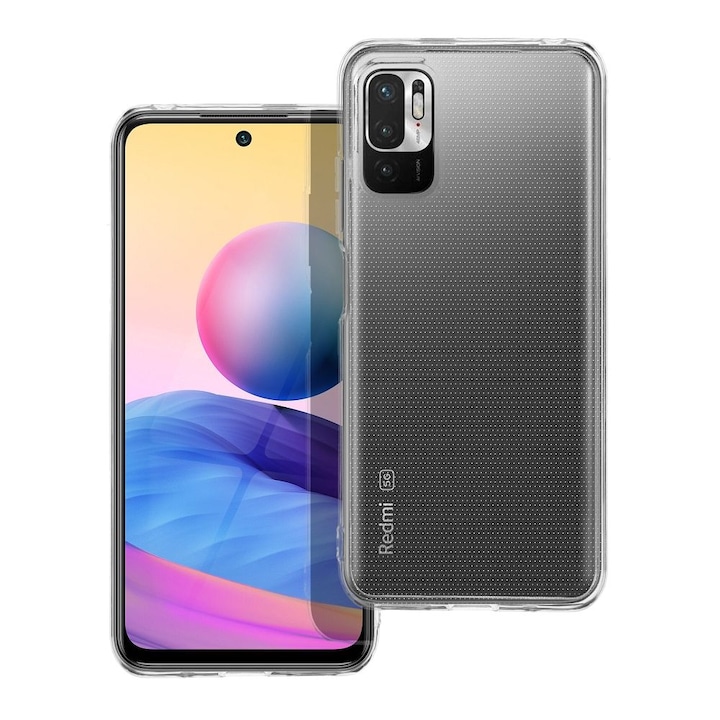 Telefontok, poliuretán, XIAOMI Redmi NOTE 10 5G / Poco M3 Pro / Poco M3 Pro 5G telefonhoz, átlátszó