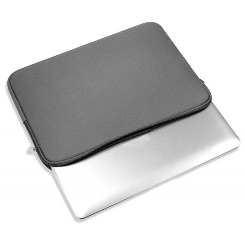 Husa pentru laptop de 17", Neopren, Gri