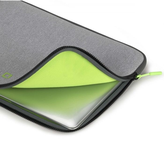 Husa laptop, Dicota, 13-14.1, Verde/Gri