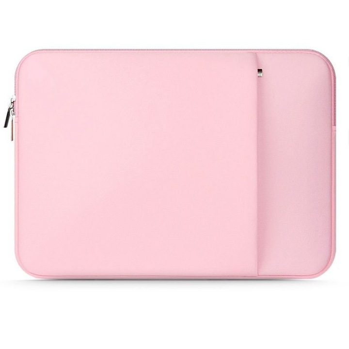 Carcasa laptop, Neopren/Spuma, 13", Roz