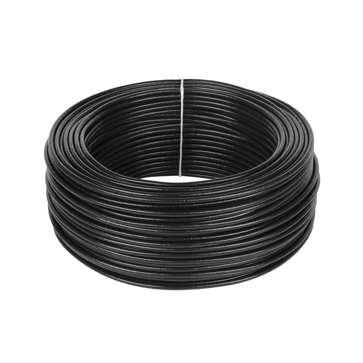 Cablu coaxial, 19 x 0.28 mm, 100 m, Negru
