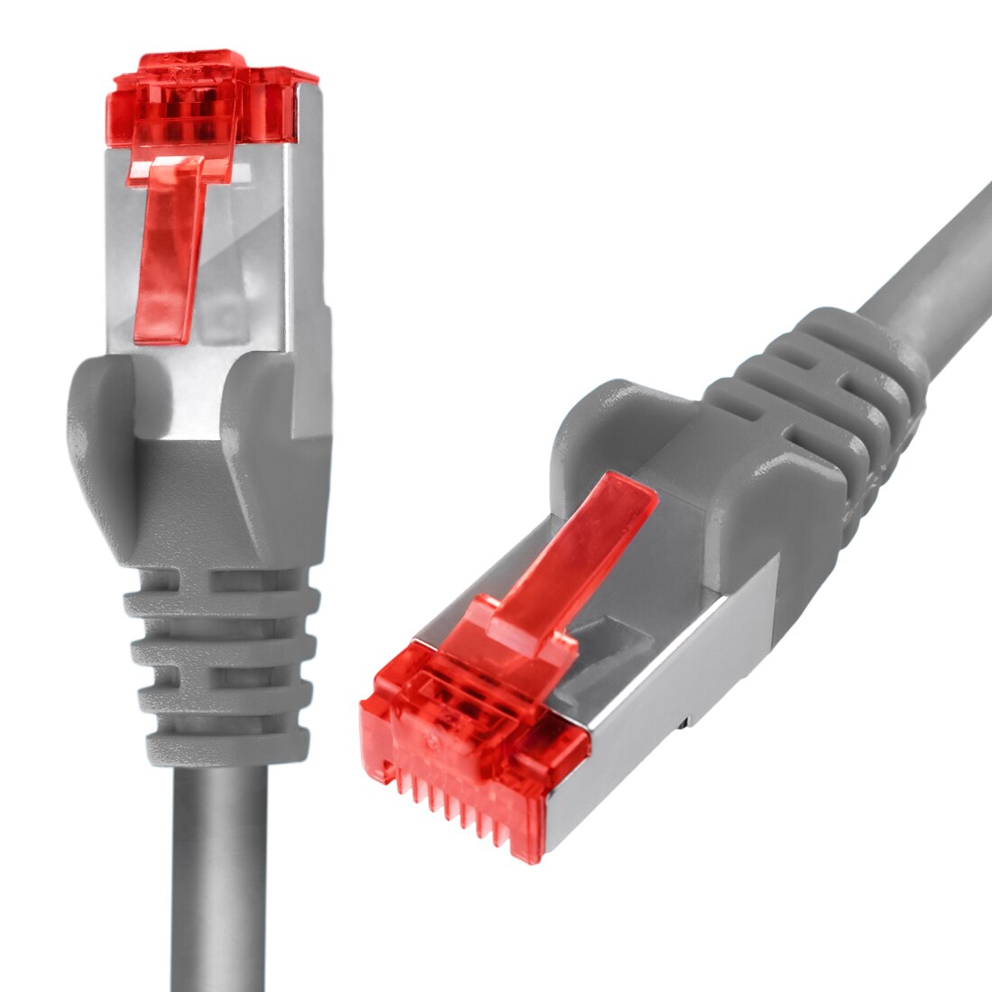 Cablu RJ45 CAT 6 S/FTP AWG27 LSZH gri 30m - eMAG.ro