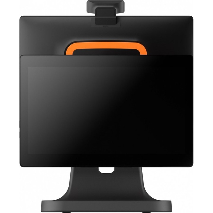 T2S Lite POS терминал, Sunmi, 15,6 инча + 15,6 инча, 4GB+64GB, черен/оранжев