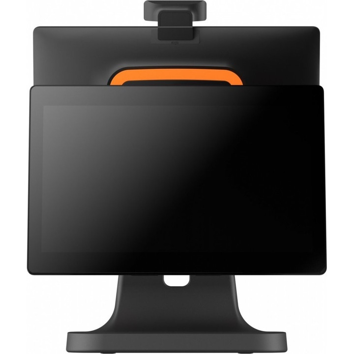 POS терминал, T2S Lite, Sunmi, 15,6 инча + 10,1 инча, 4GB+64GB, черен/оранжев