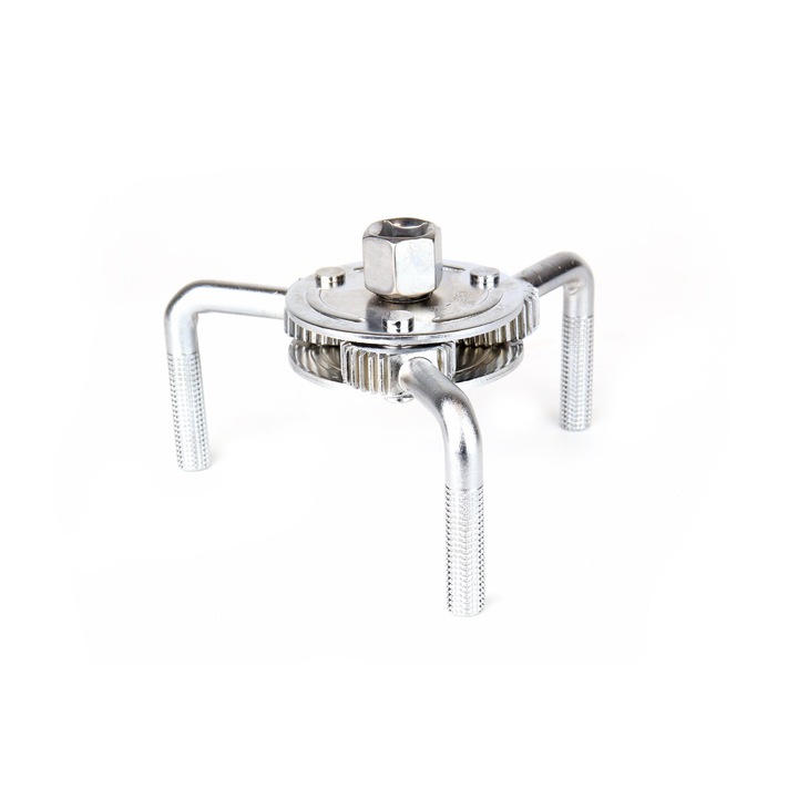 Cheie filtru ulei OILW-D, Otel, 60-120 mm, Argintiu