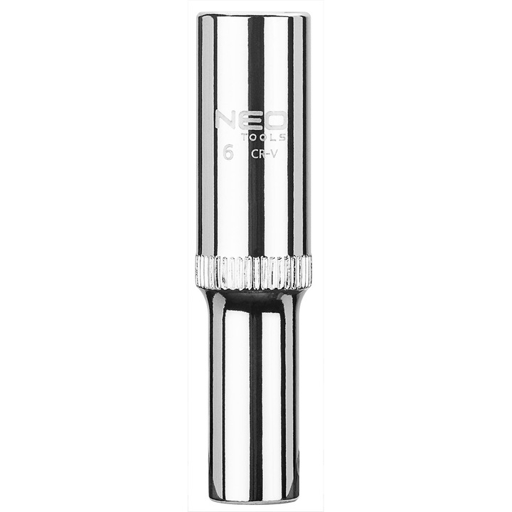 Dugókulcs, Neo Tools, 1/4", 6 mm, ezüst