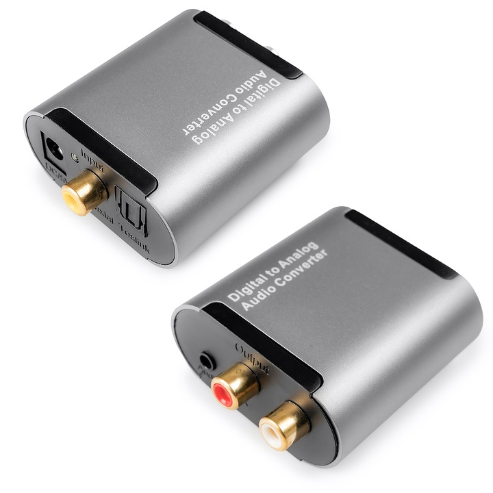 Convertor audio digital la analog R/L+ mufa HDC17