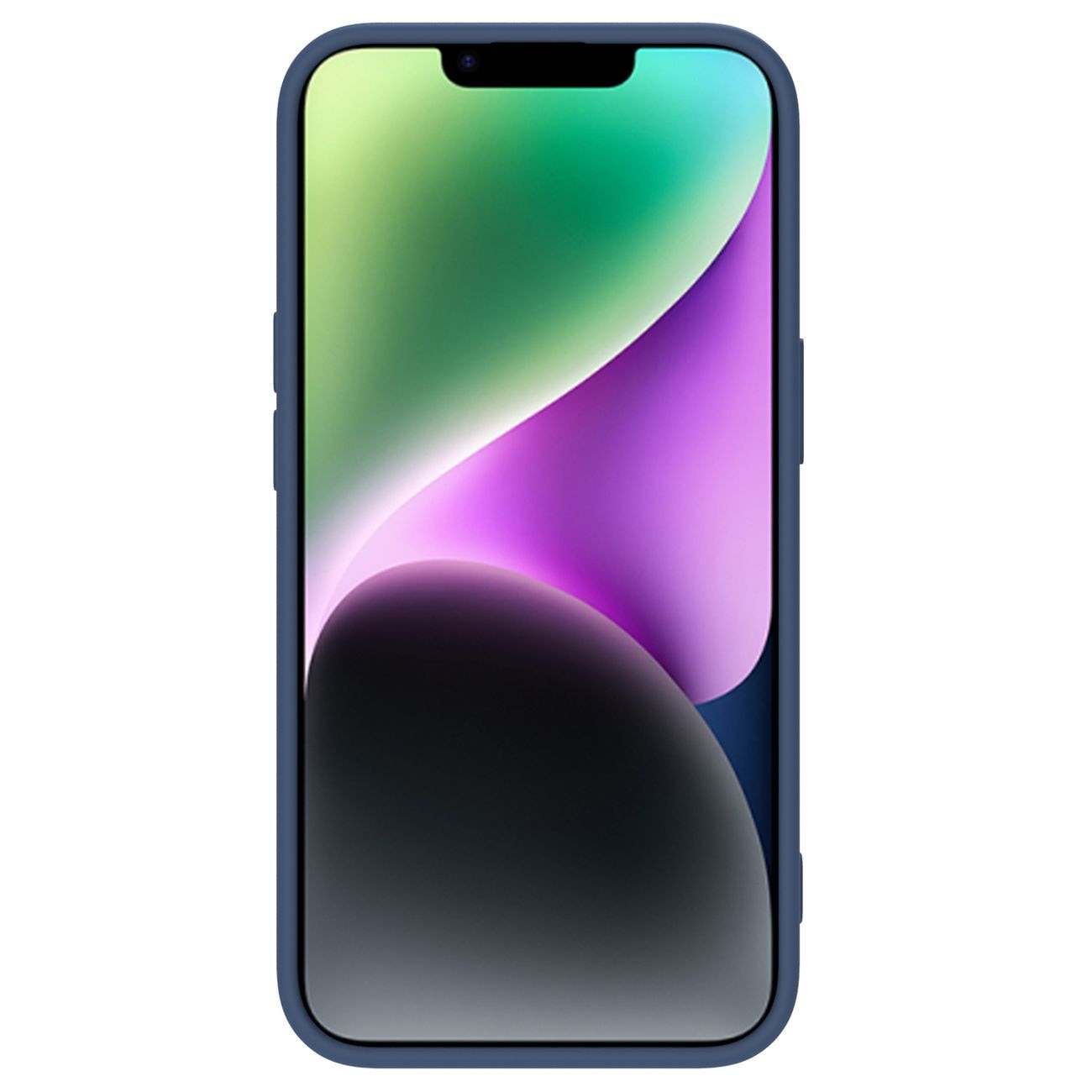 Husa, Nillkin CamShield Silky, Silicon, Husa pentru camera, iPhone 14 Plus, Albastru