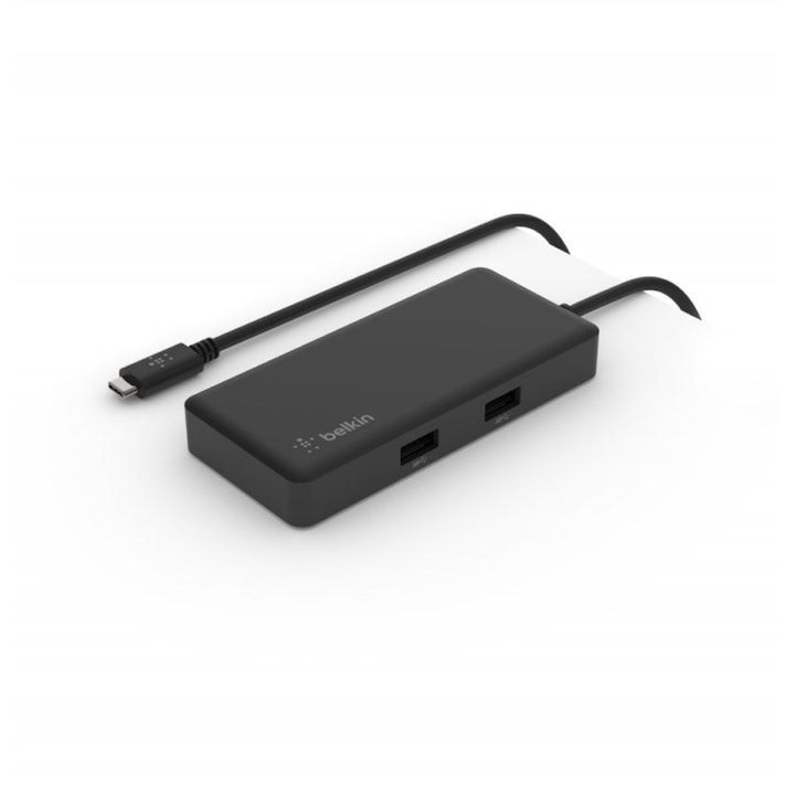 Докинг станция, Belkin, USB-C, 4K, HDMI, черен