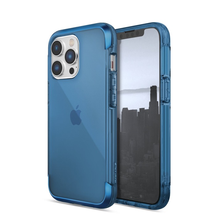 Кейс Raptic X-Doria Air Case за iPhone 14 Pro Max, подсилен, син