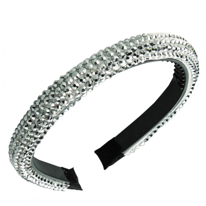 Cordeluta de par Crystal Silver O414S
