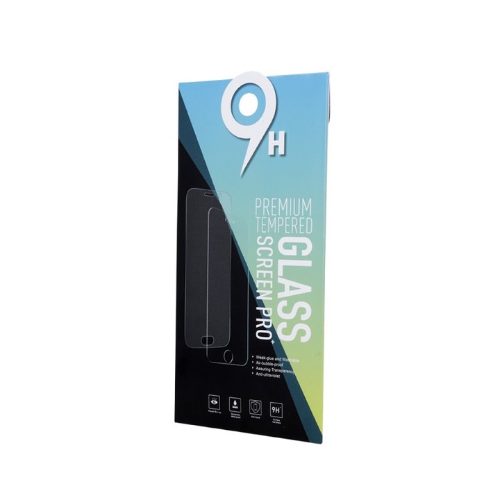 Oppo A15 / A15s / A16 / A16s / A54s kompatibilis üvegfólia, előlapi, edzett, 9H, 0,3mm