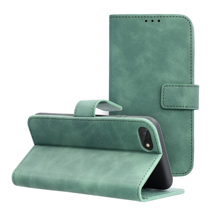 Apple iPhone 7 / 8 / SE (2020 / 2022) Tender Book flip tok, Zöld