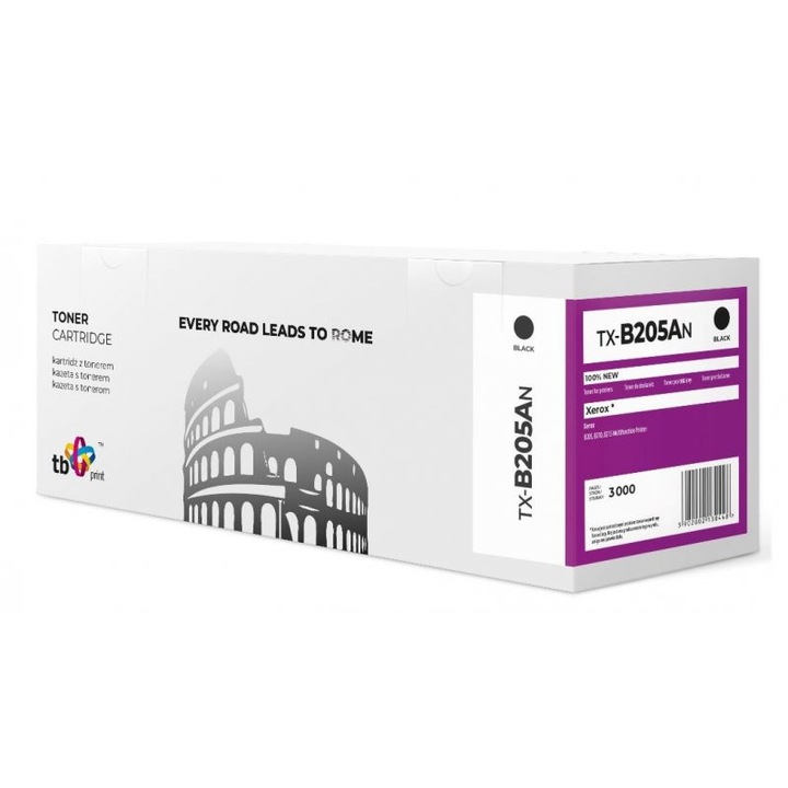 Тонер касета за принтер, за Xerox B205/B210, черна