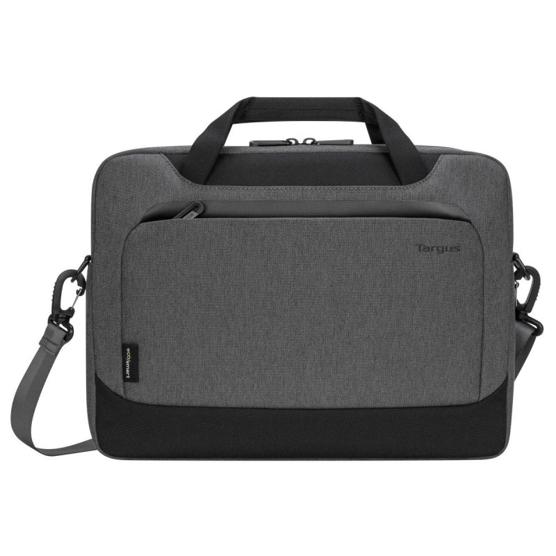 Geanta laptop, Targus, materiale reciclate, 15.6 inch, 42 x 4.5 x 35 cm, gri/negru