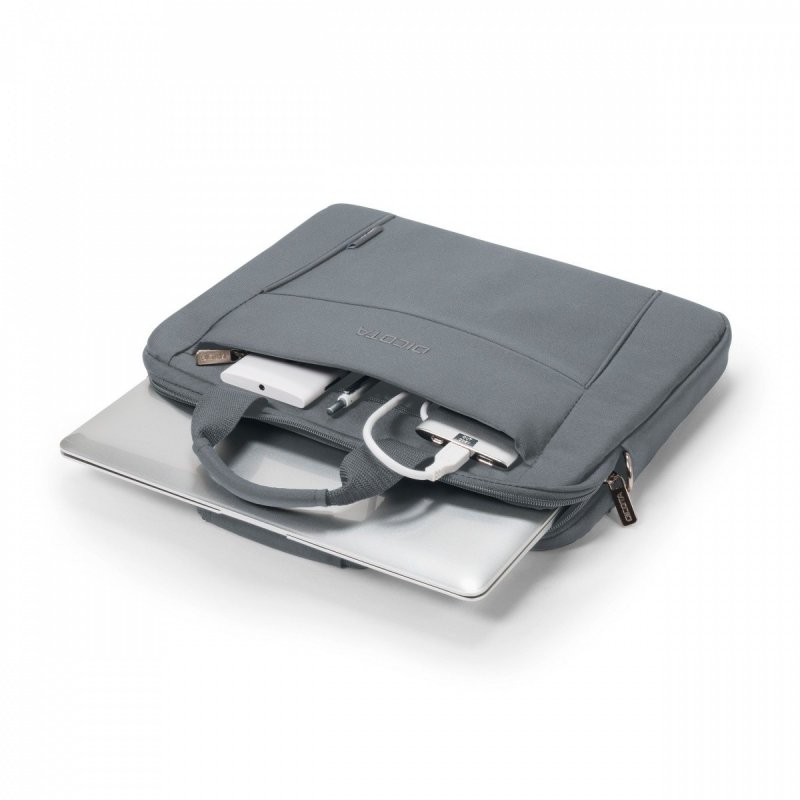 Geanta laptop, Dicota, Poliester/PET, 14.1", Gri