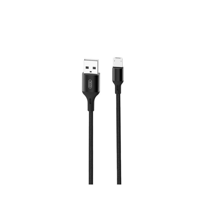 Cablu XO NB143 USB - microUSB 1,0 m 2,4A negru