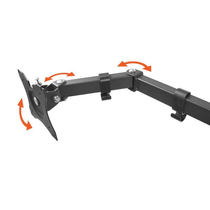Стойка за 2 монитора, LTC, 10-29", Черна - eMAG.bg