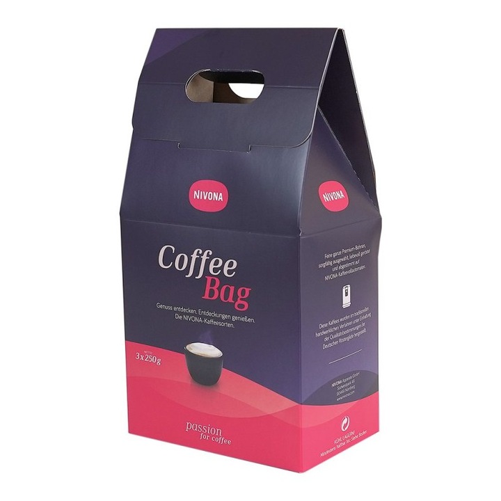 Set degustare cafea, Nivona, Boabe de cafea, 3x250g