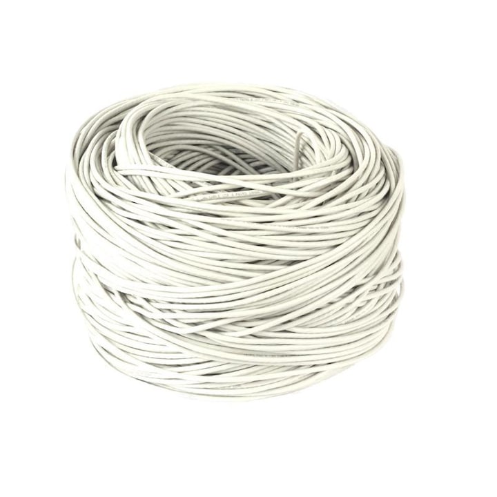 Мрежов кабел, Седем, 305 м, Бял