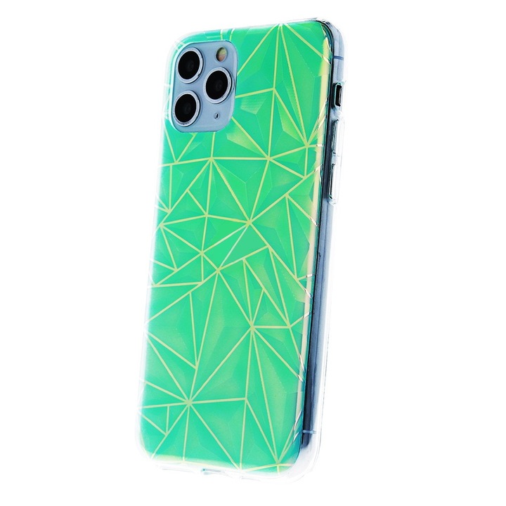 Realme 9 5G / 9 Pro kompatibilis hátlaptok, telefon tok, kemény, zöld, Neo
