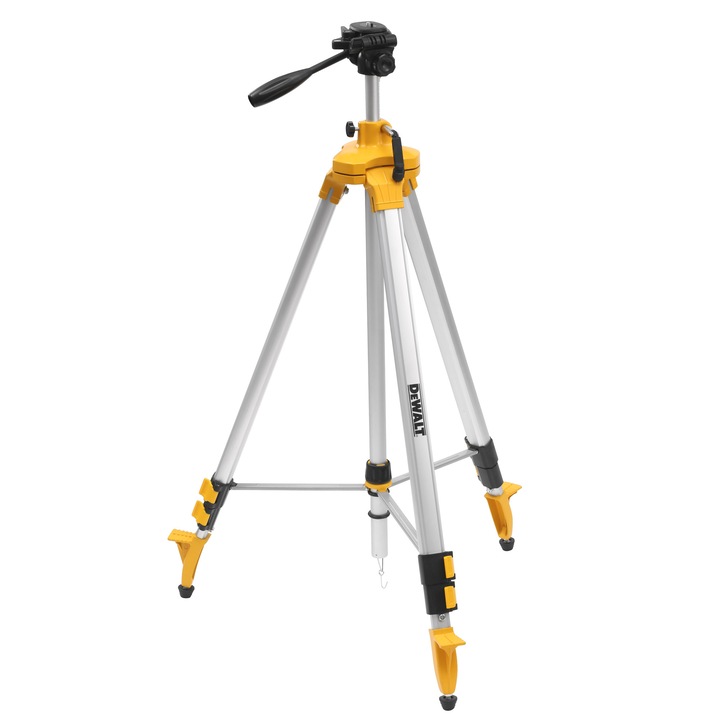 Teleszkópos állvány menettel, DeWalt, 1/4', 95-248 cm, ezüst/sárga