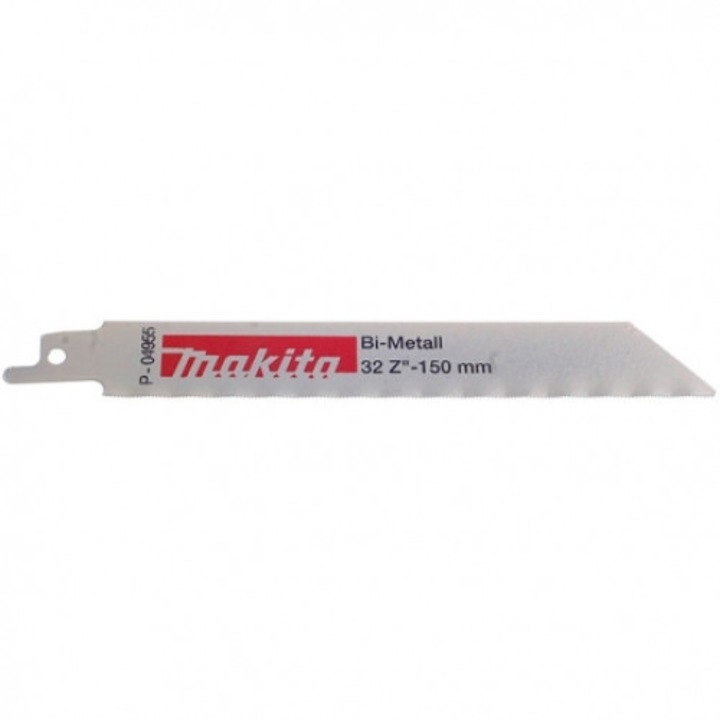 Set 5 panze de fierastrau sabie, Makita, Pentru metal, 32 dinti, 150 mm