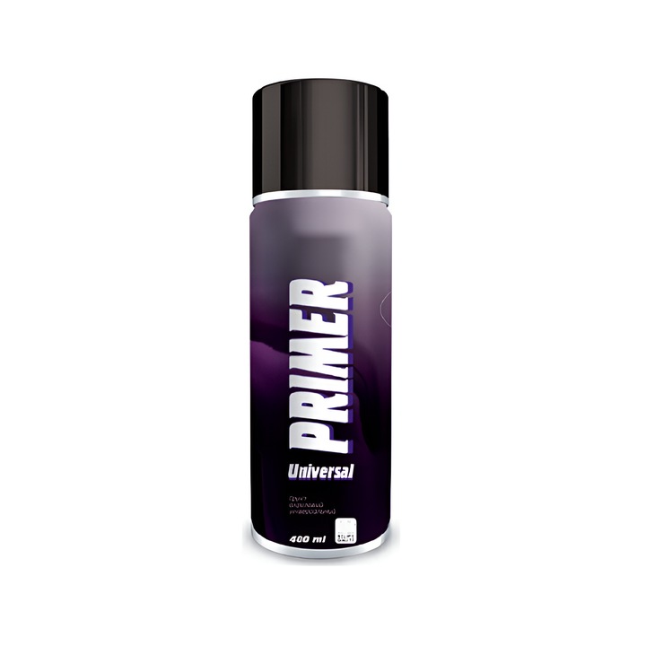 Spray vopsea Grund Universal Negru 468, 400 ml