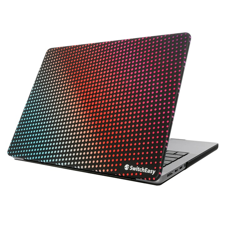 Защитен калъф SwitchEasy Dot Hard за MacBook Pro 14'' 2021, Rainbow