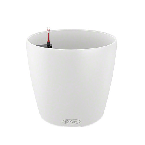 Ghiveci Lechuza Classico Color 21/20CM - set complet alb 13170