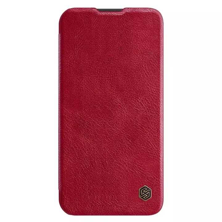 Кейс за Samsung Galaxy A54, Nillkin QIN Leather PRO Case, червен